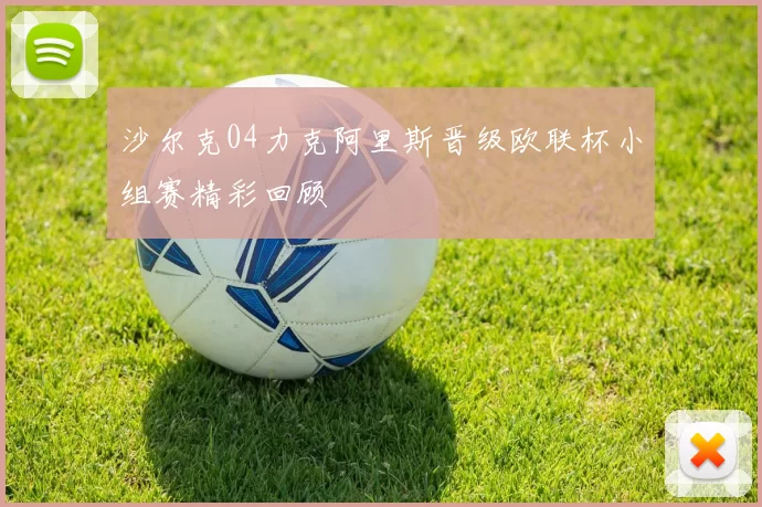 沙尔克04力克阿里斯晋级欧联杯小组赛精彩回顾